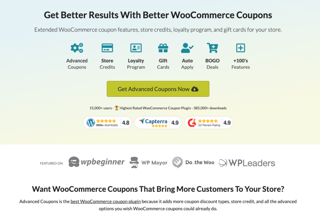 #1-rated coupon plugin in WooCommerce